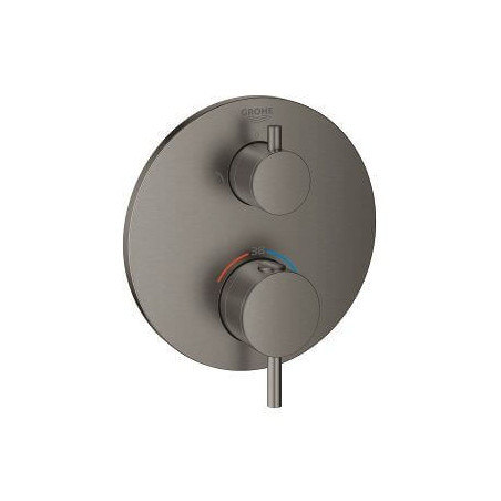 Termostatyczna Bateria Prysznicowa Do Obsługi Dwóch Wyjść Wody Atrio Brushed Hard Praphite 24135AL3 Grohe