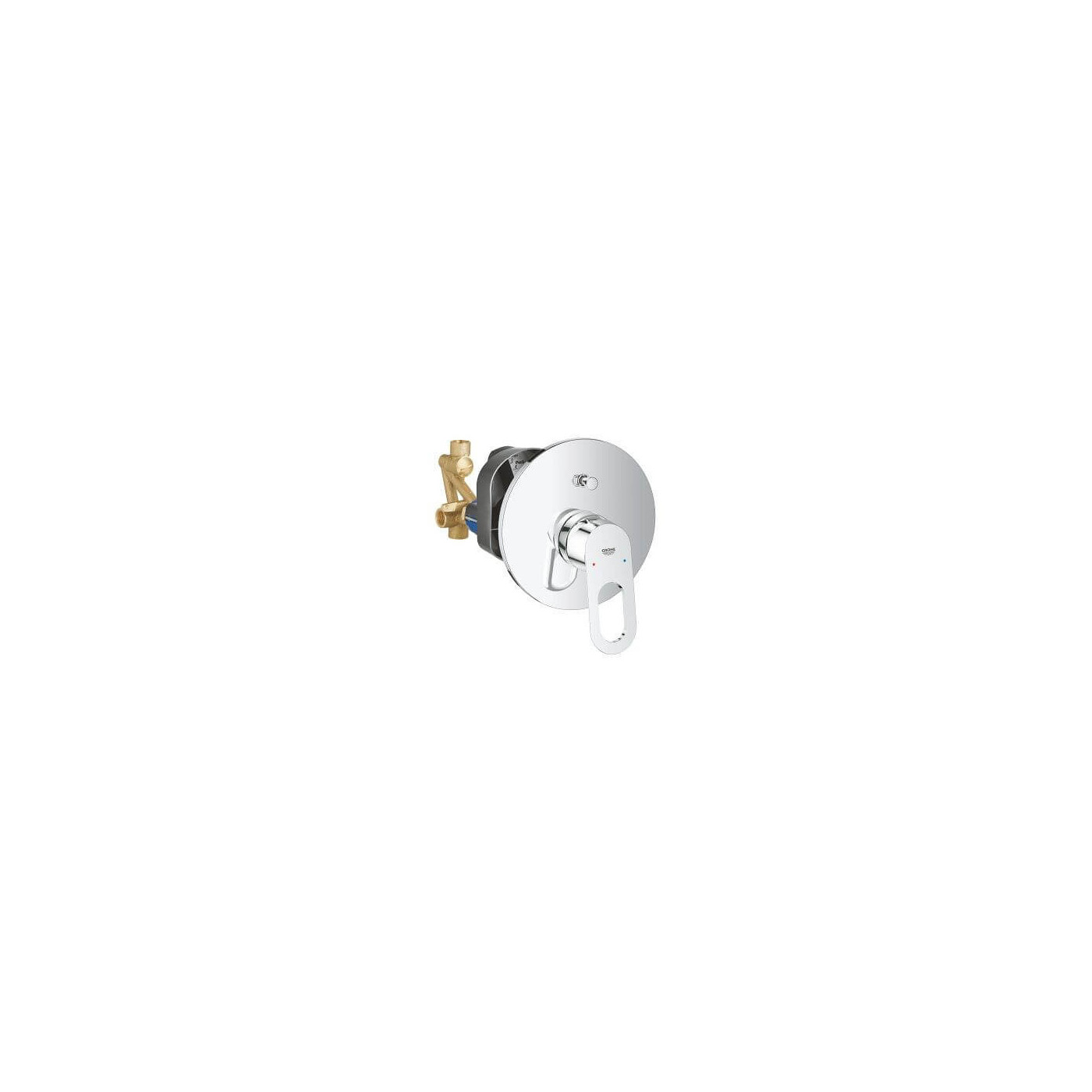 Jednouchwytowa Bateria Wannowo-Prysznicowa BauLoop 29081000 Grohe Jednouchwytowa Bateria Wannowo-Prysznicowa BauLoop 29081000 Grohe