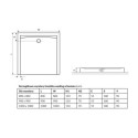 Brodzik Kwadratowy Wysoki Forma BREX.FOR10WHC 100x100 Excellent Brodzik Kwadratowy Wysoki Forma BREX.FOR10WHC 100x100 Excellent