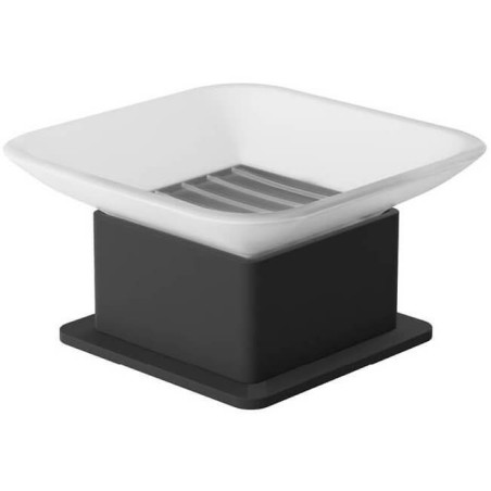 Mydelniczka Szklana Riko Czarny DOEX.1613BL Excellent