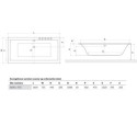 Wanna Do Zabudowy Pryzmat Slim 160X75 WAEX.PRY16WHS Excellent Wanna Do Zabudowy Pryzmat Slim 160X75 WAEX.PRY16WHS Excellent