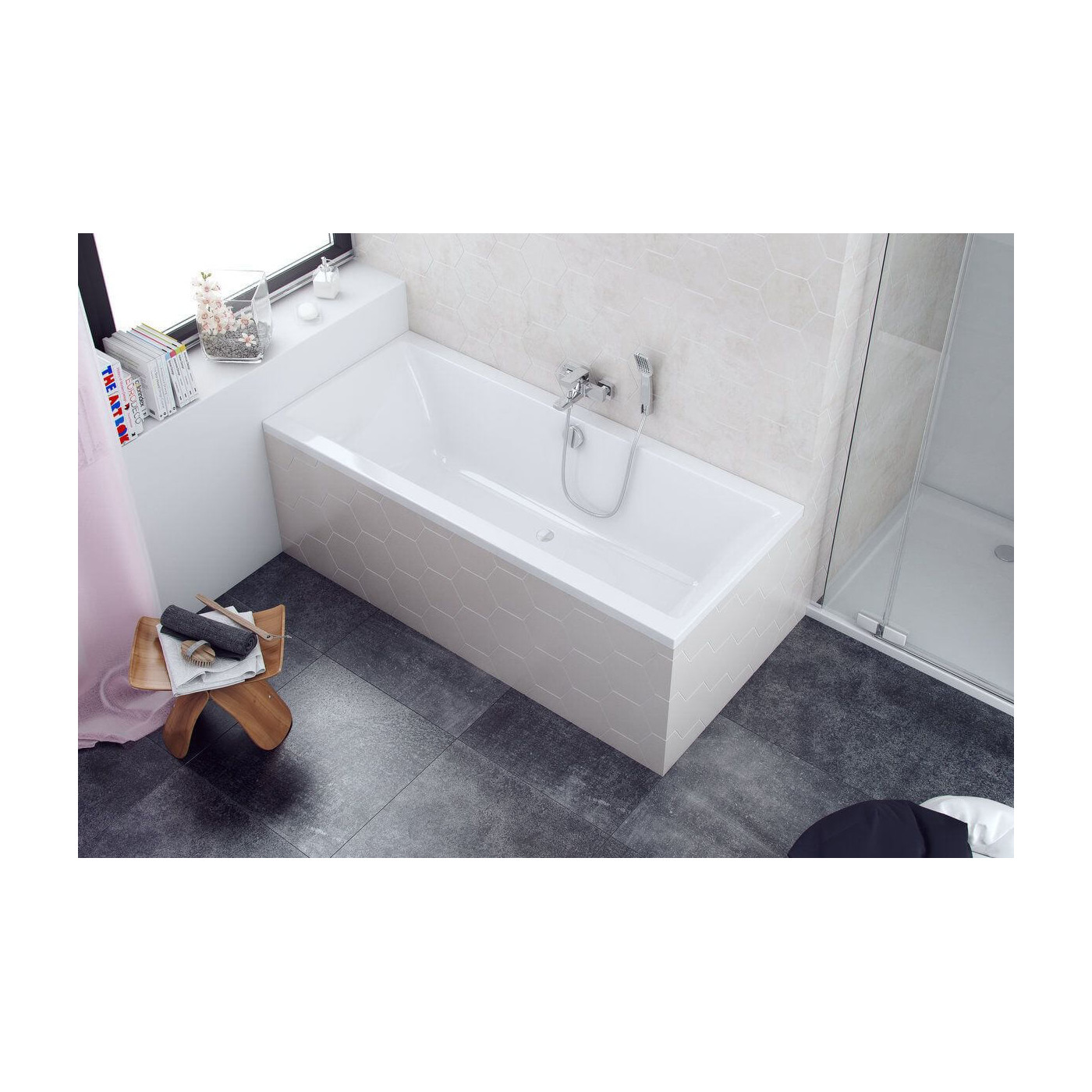 Wanna Do Zabudowy Pryzmat WAEX.PRY15WH 150X75 Excellent Wanna Do Zabudowy Pryzmat WAEX.PRY15WH 150X75 Excellent