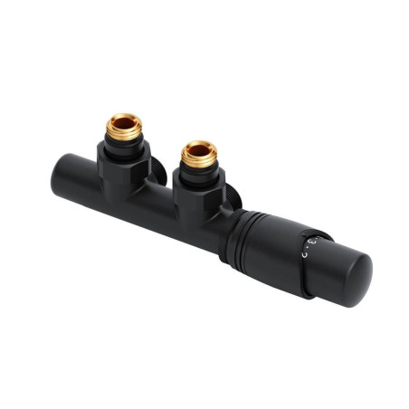 Zawór Termostatyczny Volaro 2 Prawy Czarny GREX.VO2.50P.BL Excellent