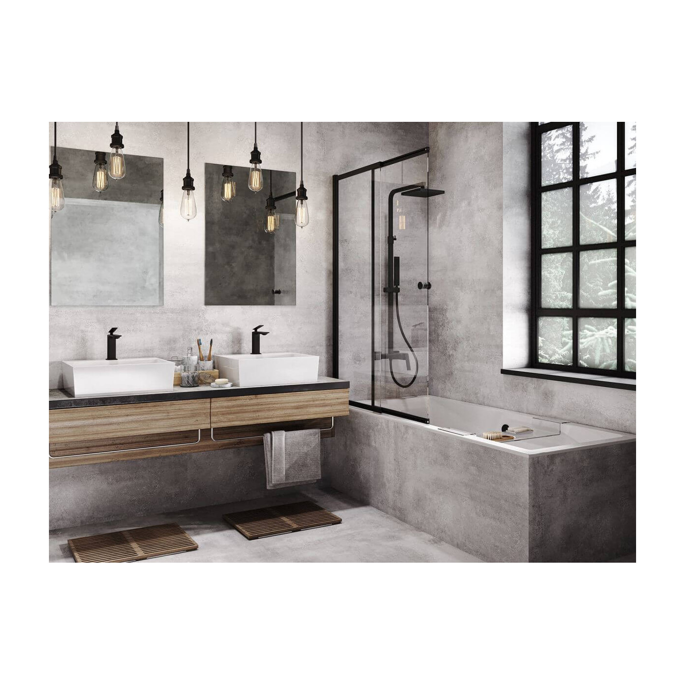 Wanna Quadro Slim 165x75 + ST Besco Wanna Quadro Slim 165x75 + ST Besco