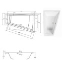 Wanna Intima Duo Slim 170x125 Prawa Besco Wanna Intima Duo Slim 170x125 Prawa Besco