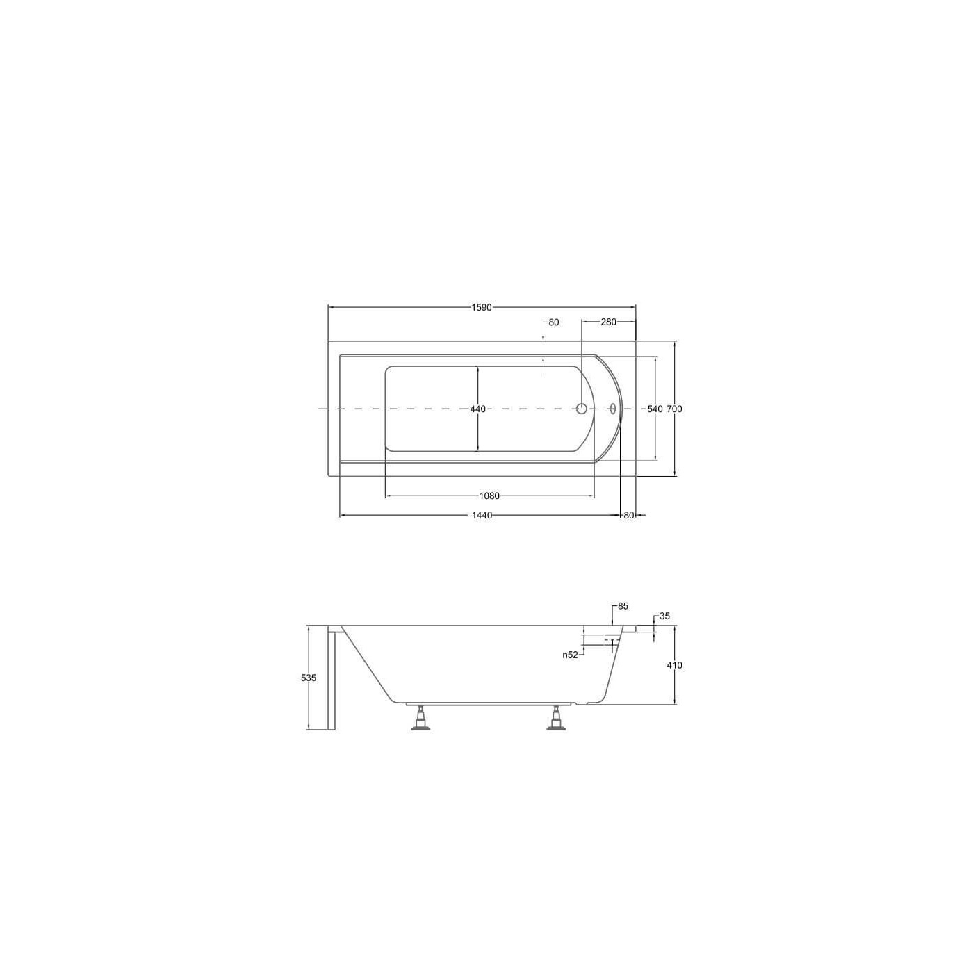 Wanna Shea 160x70 + ST Besco Wanna Shea 160x70 + ST Besco