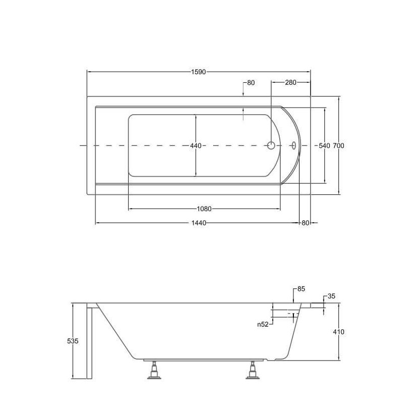 Wanna Shea 160x70 + ST Besco Wanna Shea 160x70 + ST Besco