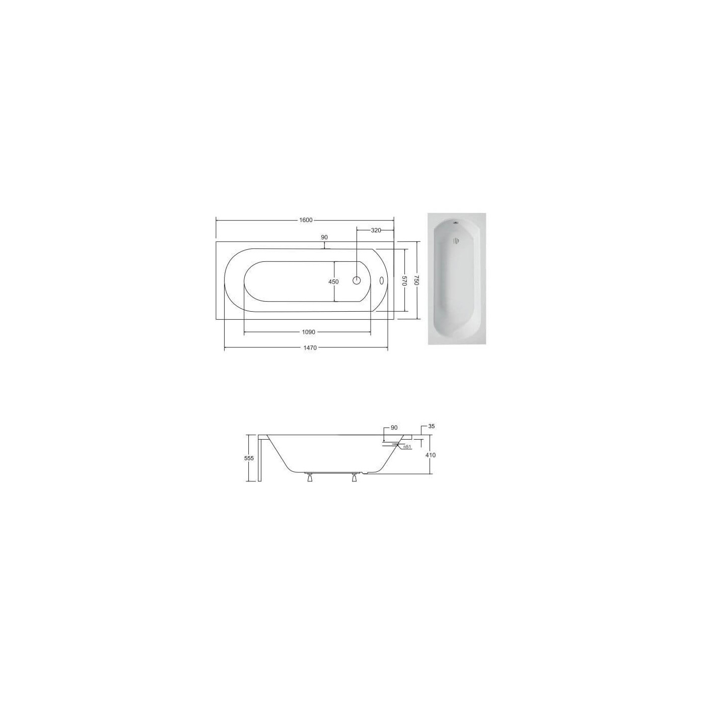Wanna Intrica 160x75 Z Nogami Besco Wanna Intrica 160x75 Z Nogami Besco