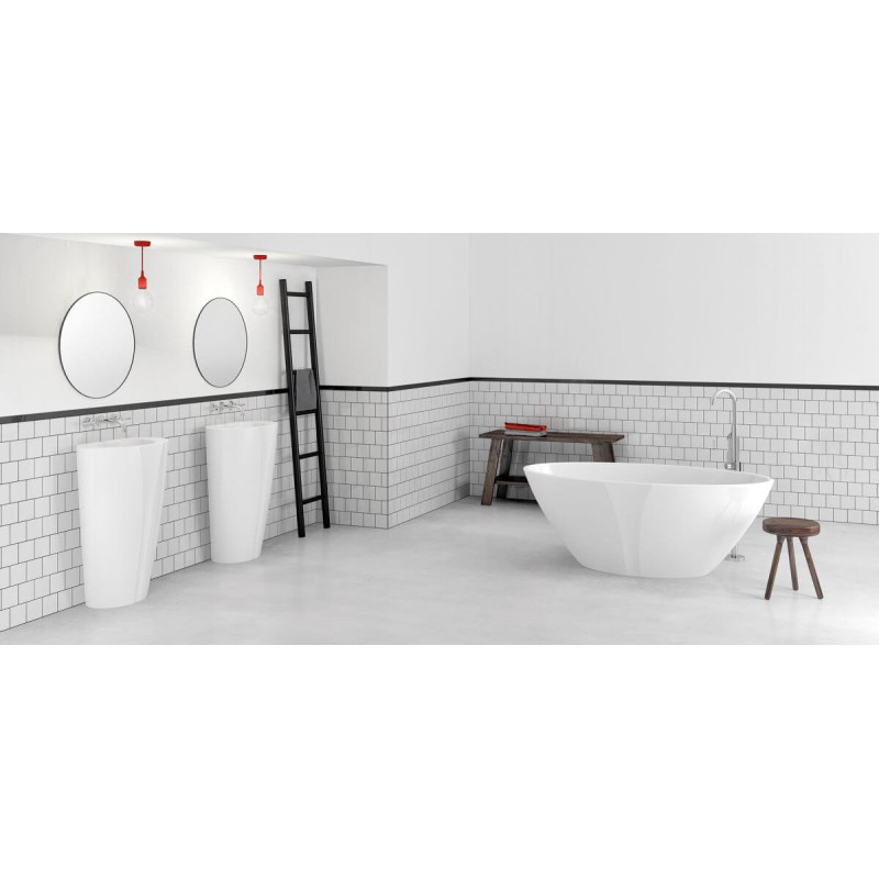 Wanna wolnostojąca Selia 156x83,5x58,5 cm Marmorin Wanna wolnostojąca Selia 156x83,5x58,5 cm Marmorin