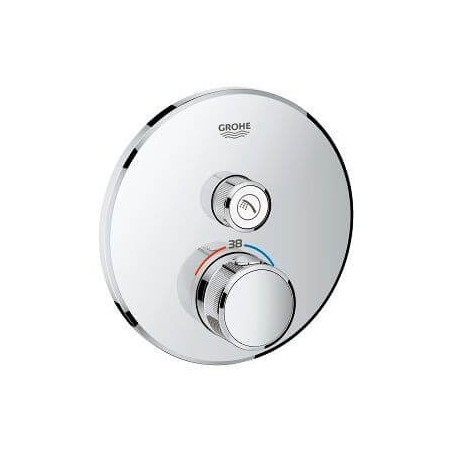 Bateria Termostatyczna Do Obsługi Jednego Wyjścia Wody Grohtherm SmartControl 29118000 Grohe