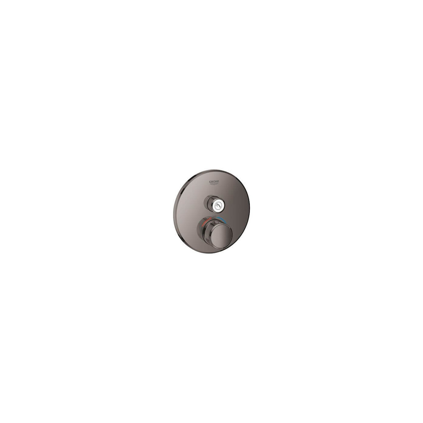 Bateria Termostatyczna Do Obsługi Jednego Wyjścia Wody Grohtherm SmartControl Hard Graphite 29118A00 Grohe Bateria Termostatyczna Do Obsługi Jednego Wyjścia Wody Grohtherm SmartControl Hard Graphite 29118A00 Grohe