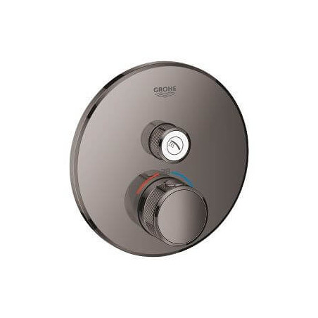 Bateria Termostatyczna Do Obsługi Jednego Wyjścia Wody Grohtherm SmartControl Hard Graphite 29118A00 Grohe