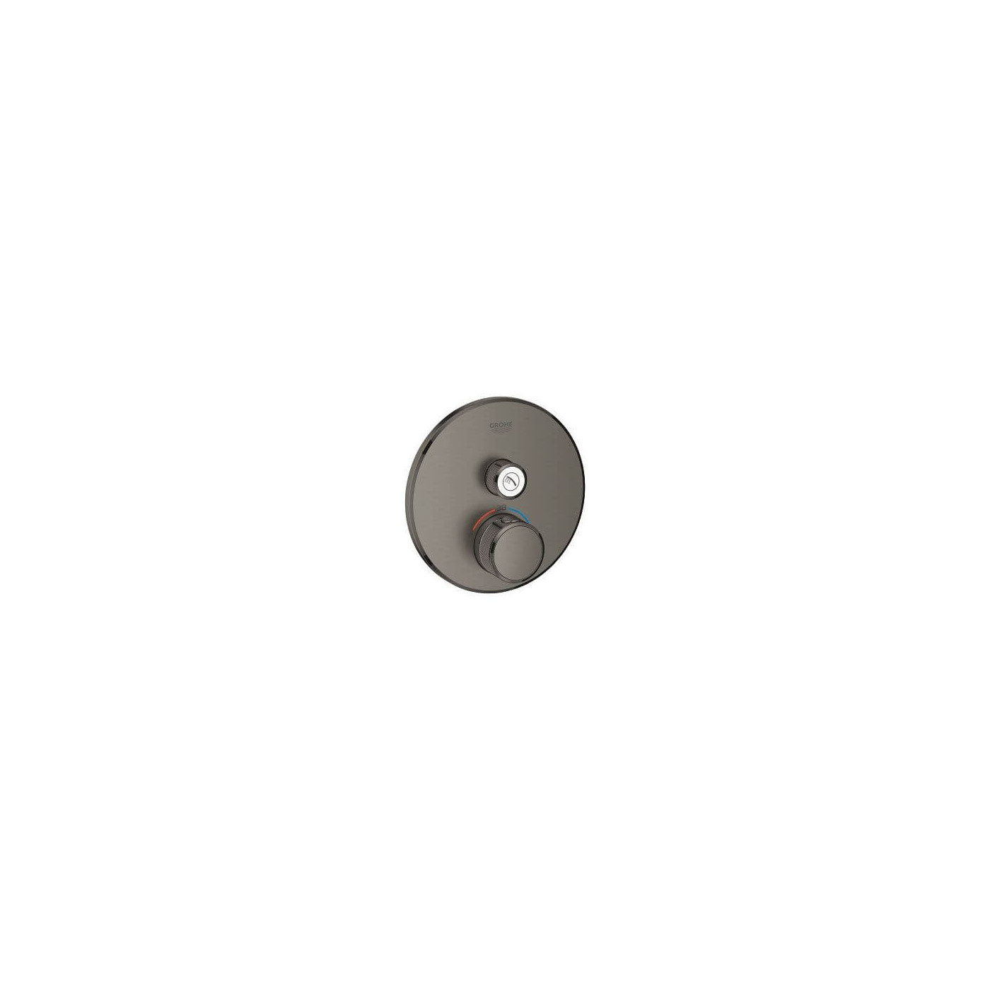 Bateria Termostatyczna Do Obsługi Jednego Wyjścia Wody Grohtherm SmartControl Brushed Hard Graphite 29118AL0 Grohe Bateria Termostatyczna Do Obsługi Jednego Wyjścia Wody Grohtherm SmartControl Brushed Hard Graphite 29118AL0 Grohe