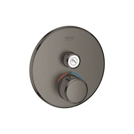 Bateria Termostatyczna Do Obsługi Jednego Wyjścia Wody Grohtherm SmartControl Brushed Hard Graphite 29118AL0 Grohe