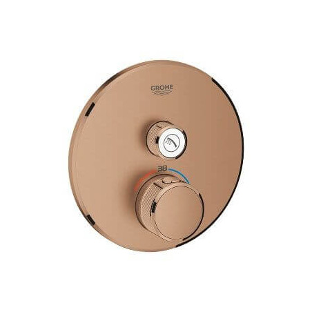 Bateria Termostatyczna Do Obsługi Jednego Wyjścia Wody Grohtherm SmartControl Brushed Warm Sunset 29118DL0 Grohe