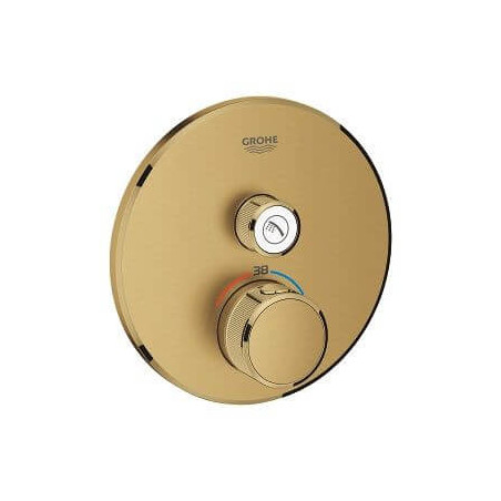 Bateria Termostatyczna Do Obsługi Jednego Wyjścia Wody Grohtherm SmartControl Brushed Cool Sunrise 29118GN0 Grohe