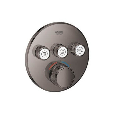 Bateria Termostatyczna Do Obsługi Trzech Wyjść Wody Grohtherm SmartControl Hard Graphite 29121A00 Grohe