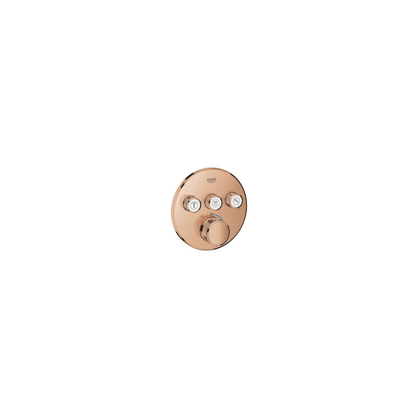 Bateria Termostatyczna Do Obsługi Trzech Wyjść Wody Grohtherm SmartControl Warm Sunset 29121DA0 Grohe Bateria Termostatyczna Do Obsługi Trzech Wyjść Wody Grohtherm SmartControl Warm Sunset 29121DA0 Grohe