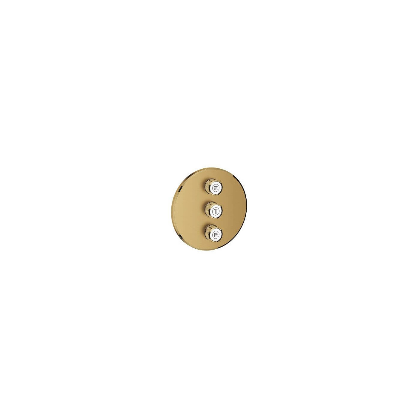 Potrójny Zawór Odcinający Grohtherm SmartControl Brushed Cool Sunrise 29122GN0 Grohe Potrójny Zawór Odcinający Grohtherm SmartControl Brushed Cool Sunrise 29122GN0 Grohe