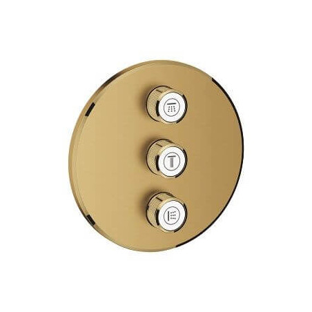 Potrójny Zawór Odcinający Grohtherm SmartControl Brushed Cool Sunrise 29122GN0 Grohe