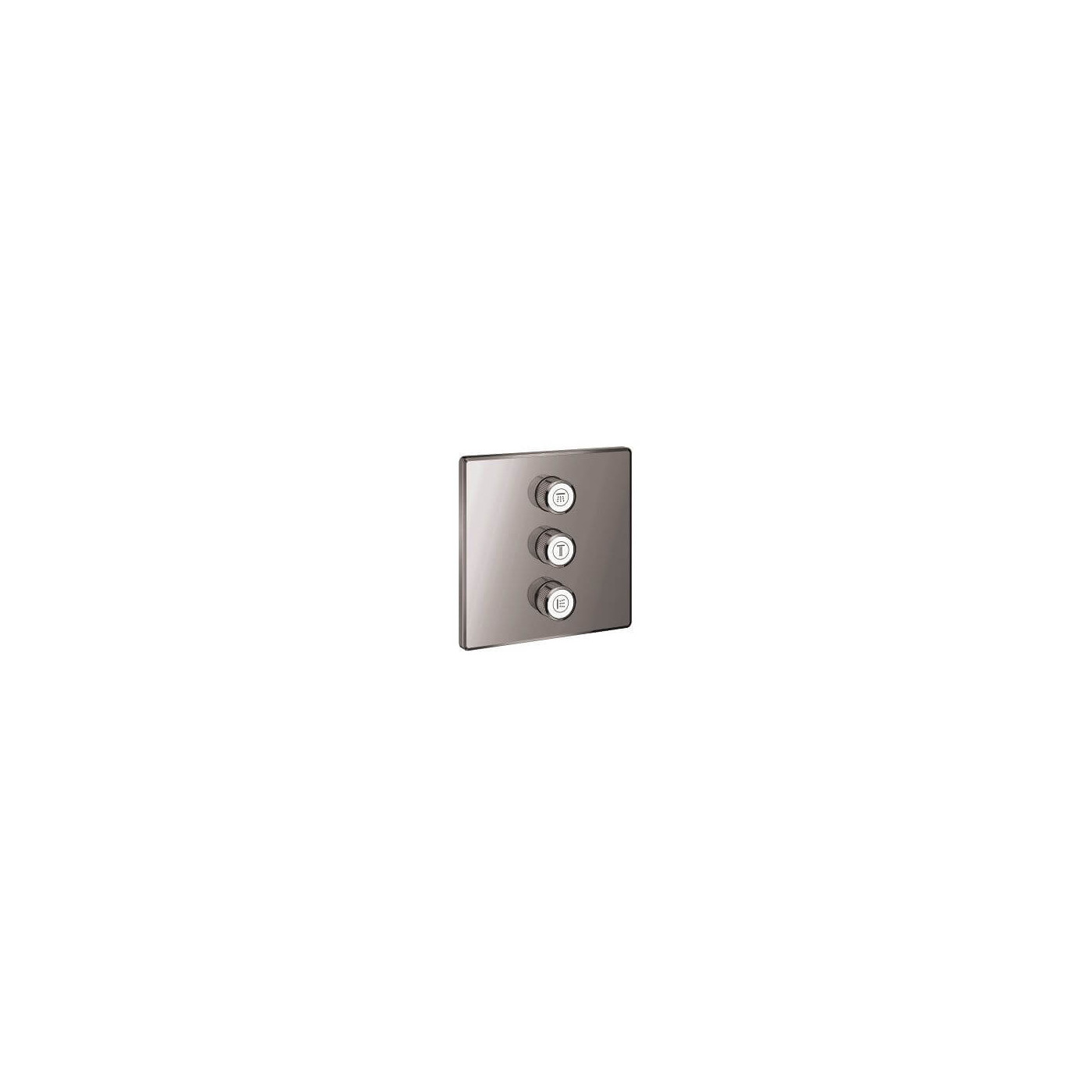 Potrójny Zawór Odcinający Grohtherm SmartControl Hard Graphite 29127A00 Grohe Potrójny Zawór Odcinający Grohtherm SmartControl Hard Graphite 29127A00 Grohe