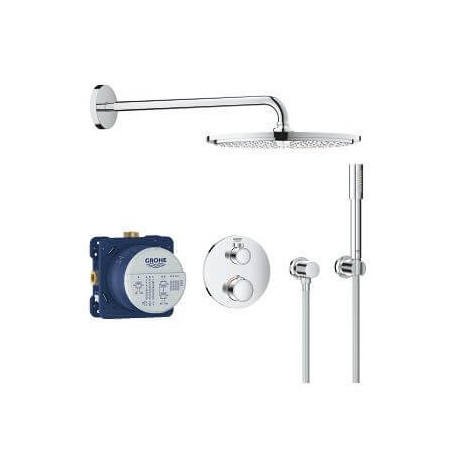 Podtynkowy Zestaw Prysznicowy Z Deszczownicą Rainshower Cosmopolitan 310 Grohtherm 34731000 Grohe