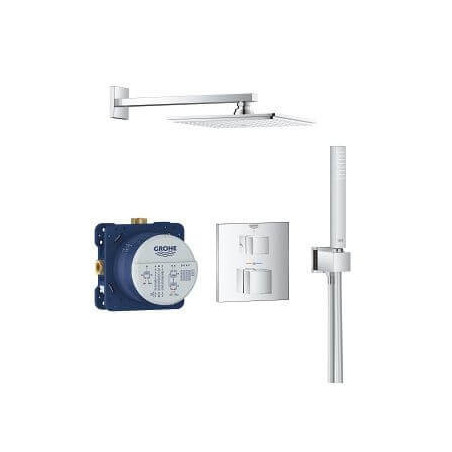 Podtynkowy Zestaw Prysznicowy Z Deszczownicą Rainshower Allure 230 Grohtherm Cube 34741000 Grohe