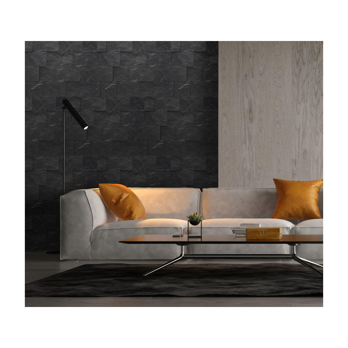 Kamień Dekoracyjny Grand Nero 47x11 Maxstone Kamień Dekoracyjny Grand Nero 47x11 Maxstone