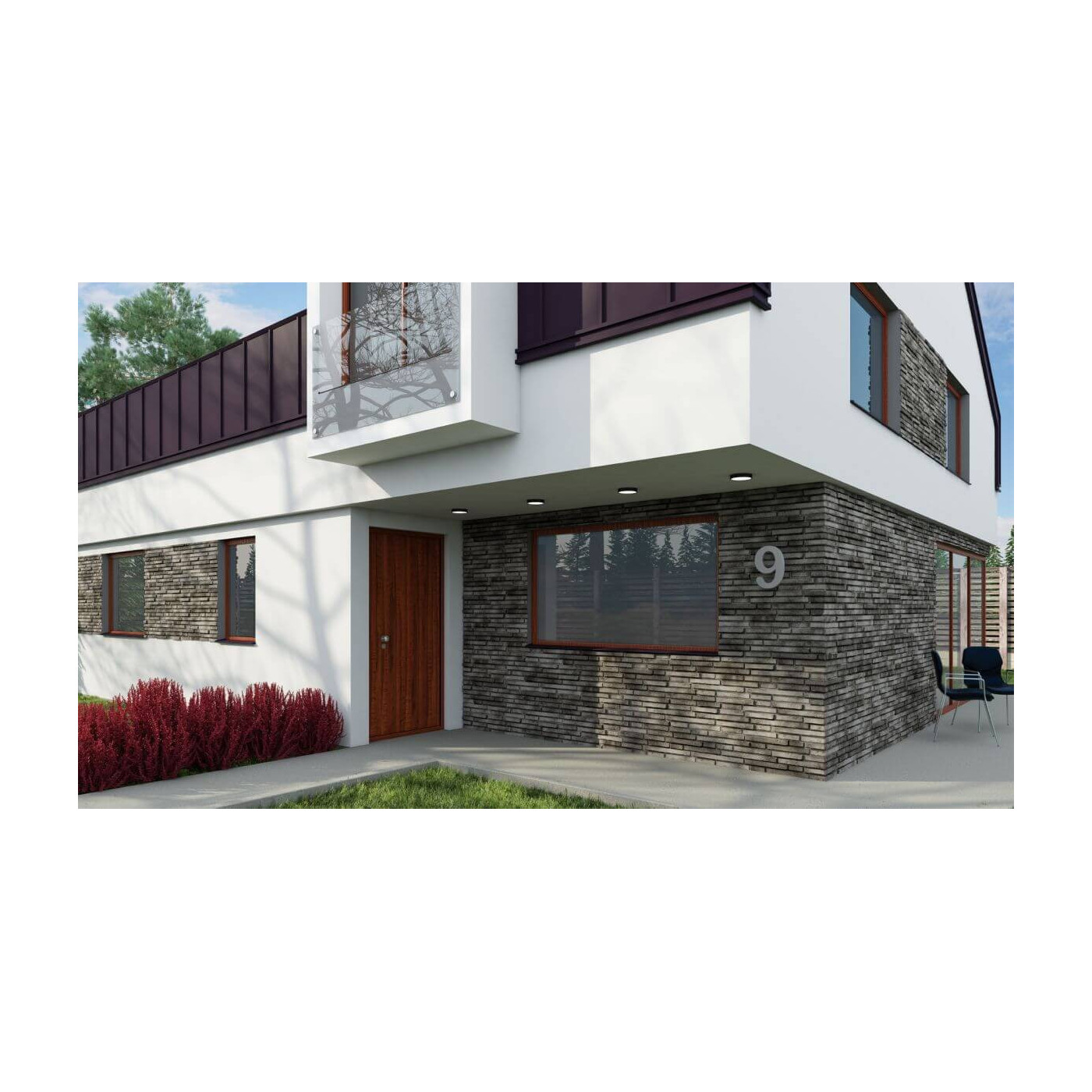 Płytka Elewacyjna Dublin 3 Z Fugą 50x8,3 Stegu Płytka Elewacyjna Dublin 3 Z Fugą 50x8,3 Stegu