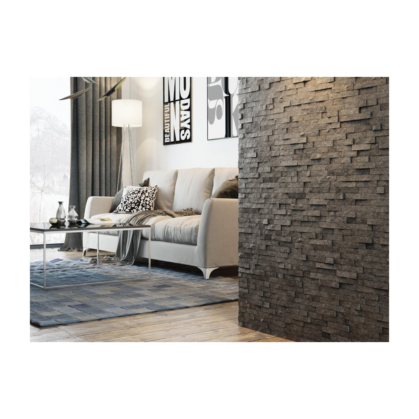 Kamień Naturalny Nero 36x10 Stegu Kamień Naturalny Nero 36x10 Stegu