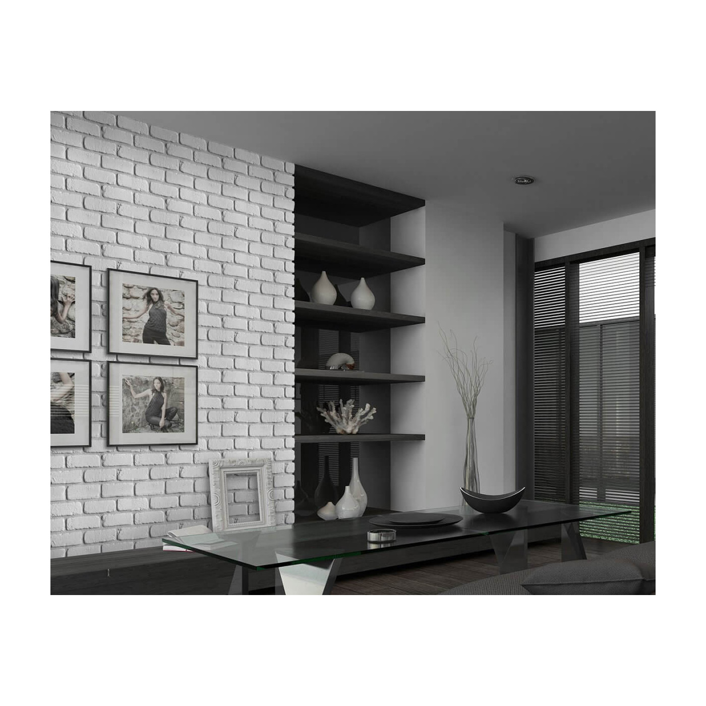 Płytka Cegłopodobna Loft 20,6x6,3 Biała Cegła Stegu Płytka Cegłopodobna Loft 20,6x6,3 Biała Cegła Stegu