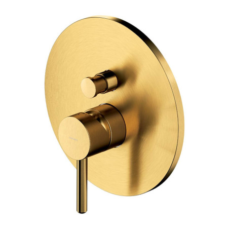 Bateria Prysznicowo-Wannowa Podtynkowa Y Złoty Szczotkowany Y1235GLB Omnires