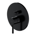 Bateria Prysznicowo-Wannowa Podtynkowa Y Czarny Y1235BL Omnires Bateria Prysznicowo-Wannowa Podtynkowa Y Czarny Y1235BL Omnires