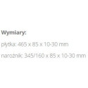 Płytka Cegłopodobna Z Fugą Bronx Red 1 46,5x8,5 cm Stegu Płytka Cegłopodobna Z Fugą Bronx Red 1 46,5x8,5 cm Stegu