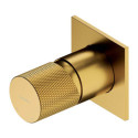 Bateria Prysznicowa Podtynkowa Contour Złoty Szczotkowany CT8045GLB Omnires Bateria Prysznicowa Podtynkowa Contour Złoty Szczotkowany CT8045GLB Omnires