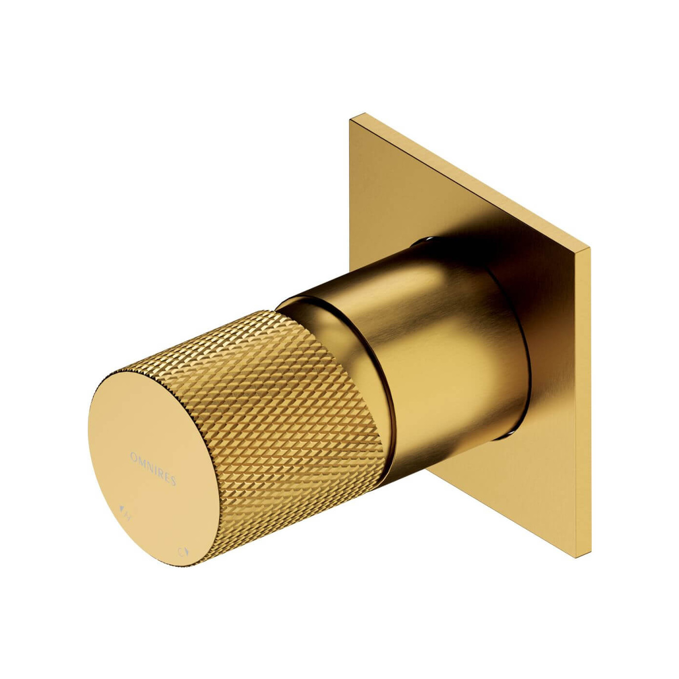 Bateria Prysznicowa Podtynkowa Contour Złoty Szczotkowany CT8045GLB Omnires Bateria Prysznicowa Podtynkowa Contour Złoty Szczotkowany CT8045GLB Omnires