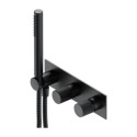 Bateria Prysznicowo-Wannowa Podtynkowa Contour Antracyt CT8035/1AT Omnires Bateria Prysznicowo-Wannowa Podtynkowa Contour Antracyt CT8035/1AT Omnires