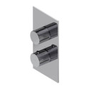 Termostatyczna Bateria Prysznicowo-Wannowa Podtynkowa Contour Chrom CT8036CR Omnires Termostatyczna Bateria Prysznicowo-Wannowa Podtynkowa Contour Chrom CT8036CR Omnires