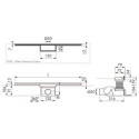 Odpływ Liniowy Waterstop L 900mm 90 Easy Drain Odpływ Liniowy Waterstop L 900mm 90 Easy Drain