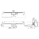 Odpływ Liniowy Waterstop L 700mm 70 Easy Drain Odpływ Liniowy Waterstop L 700mm 70 Easy Drain
