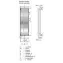 Grzejnik Quaro 1403x450 Black Matt QA-140-045/0557 Zehnder Grzejnik Quaro 1403x450 Black Matt QA-140-045/0557 Zehnder