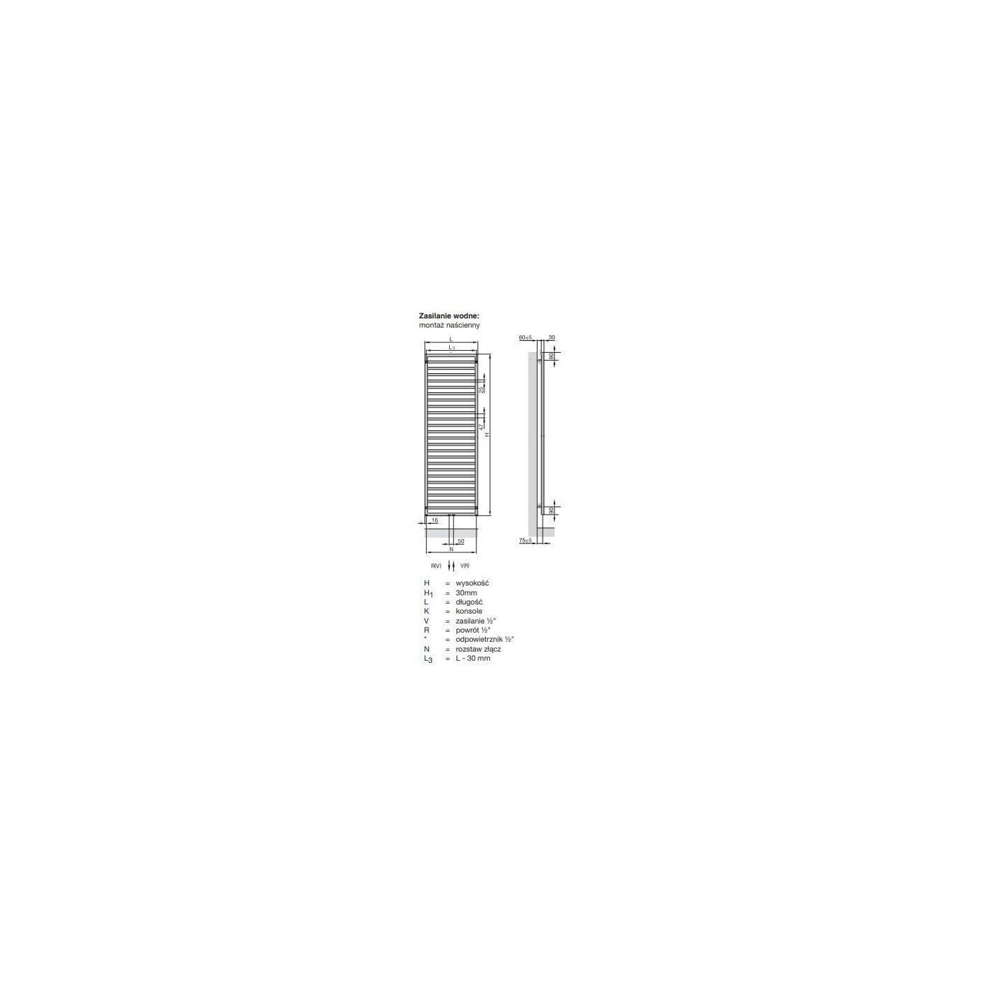 Grzejnik Quaro 1403x450 Black Matt QA-140-045/0557 Zehnder Grzejnik Quaro 1403x450 Black Matt QA-140-045/0557 Zehnder