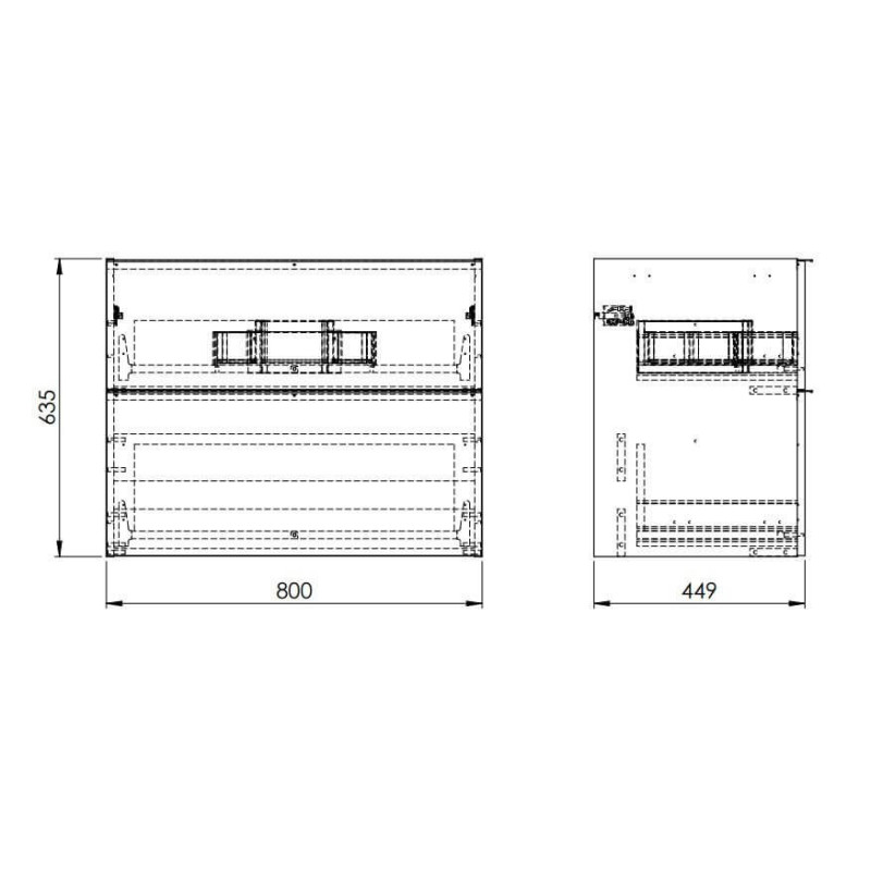 Szafka Look 80 2S 167081 Elita Szafka Look 80 2S 167081 Elita