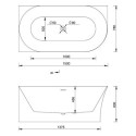 Wanna Wolnostojąca Narożna Lewa Molly S 150x78 TW-7790L-1500 Emporia Wanna Wolnostojąca Narożna Lewa Molly S 150x78 TW-7790L-1500 Emporia