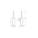 Szczotka WC Copper A4489426 Vitra Szczotka WC Copper A4489426 Vitra