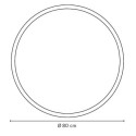 Lustro Okrągłe LED Moon FI80 Barwa Neutralna 302801/R2-S/BO-S/U-04S/LED-N Miior Lustro Okrągłe LED Moon FI80 Barwa Neutralna 302801/R2-S/BO-S/U-04S/LED-N Miior