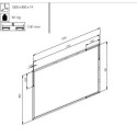 Lustro Rama Black 120x80 167584 Elita Lustro Rama Black 120x80 167584 Elita