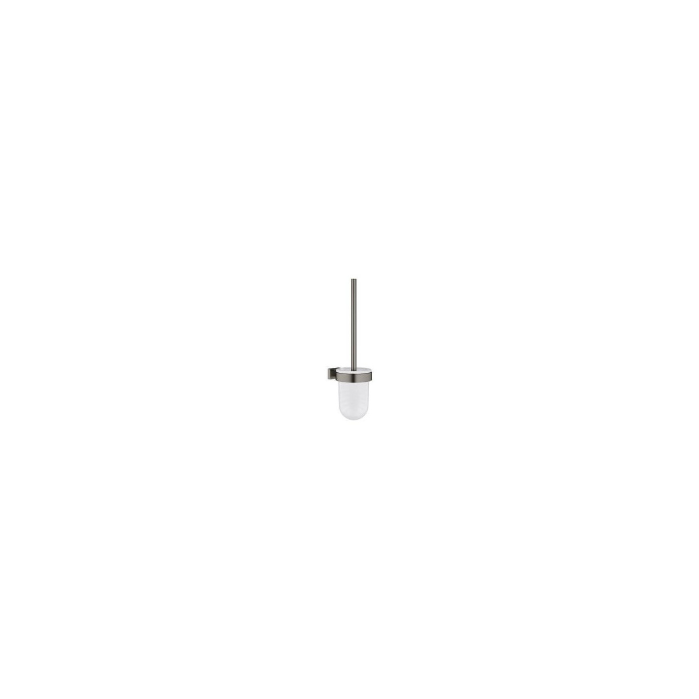 Szczotka Toaletowa (Komplet) Essentials Cube Brushed Hard Graphite 40513AL1 Grohe Szczotka Toaletowa (Komplet) Essentials Cube Brushed Hard Graphite 40513AL1 Grohe