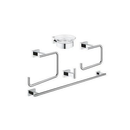 Zestaw Akcesoriów Łazienkowych 5W1 Essentials Cube 40758001 Grohe
