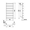 Grzejnik Dax Czarny Mat 1130x530 DAX1130-530 Emporia Grzejnik Dax Czarny Mat 1130x530 DAX1130-530 Emporia